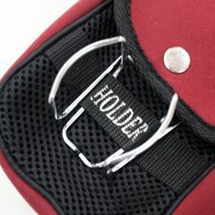 パークゴルフ ボールホルダー ポーチ NORTHWAY SPORTS えんじ系 札幌市 清田区 平岡の画像