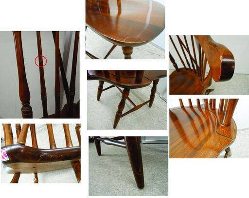 ① 飛騨産業 人気 キツツキマーク ウィンザーチェア スピンドルバック