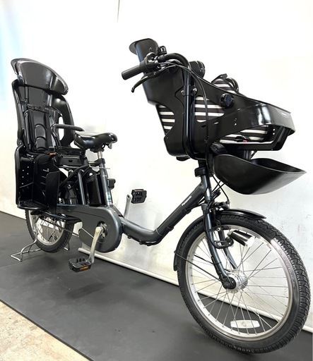 1年保証 送料無料　新型　パナソニック　ギュットアニーズ　黒　電動アシスト自転車 1年保証 パナソニック ギュットアニーズ 20インチ 黒色 電動