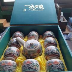 九谷焼　湯飲み　急須　茶器　セット