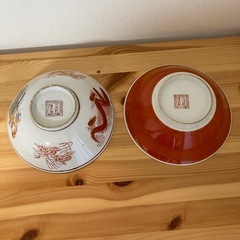 大清乾隆年製 ラーメンどんぶり 中華 皿の画像