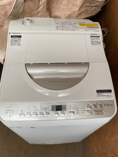 シャープ 洗濯機2018 ES-TX5B