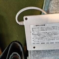 電気カーペット、中古、使用感ありの画像