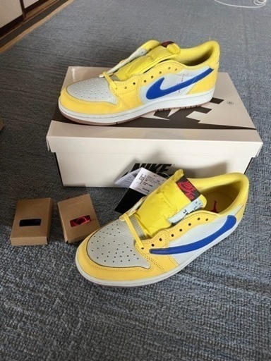 TravisScott×Nike  AirJordan1 Canary28センチ
