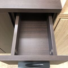 ニトリ シューズボックス サンレモ 下駄箱 シューズラック 靴箱 シンプル 玄関収納 幅73cm ロータイプ 鏡付き 脚付き 収納家具 靴収納 エントランス 家具 木製 おしゃれ クリーニング済み 堺市 石津【ジャングルジャングルサカイ石津店】の画像