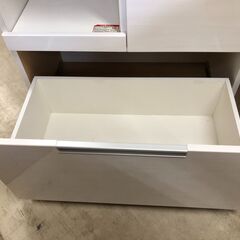 ニトリ キッチンボード ダリア80 幅80cm レンジボード 食器棚 システム