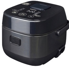 新品[山善] 炊飯器 一人暮らし 5.5合 IH 二人暮らし 9種類炊き分け機能 IH式 炊飯器 低温調理 玄米 雑穀米 保温 予約機能 ブラック YJN-E101(B)の画像