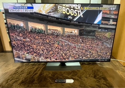 SHARP 液晶テレビ　4T-C70BN1  70V型　Android TV  4Kチューナー内蔵　2020年製　70インチ