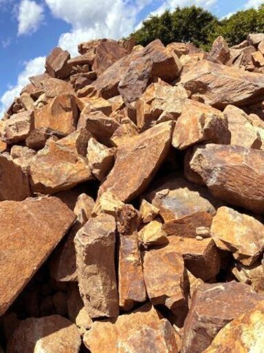 【引取限定】ロックガーデン用　天然石　量り売り １kgから　（岐阜石 / みかも石 タイプ）　見学OK！