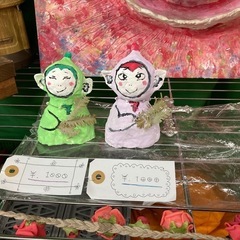 紙粘土アート（鬼）