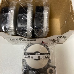 テプラプロ　白　12mm幅　16m巻き　4本の画像