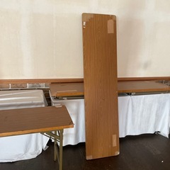 折り畳み式テーブル1つ 1800✖️450 の画像