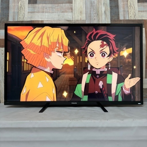 即日受渡❣️フィリップス 4Kモニター 43型 臨場溢れるバーチャルサラウンド 24500円