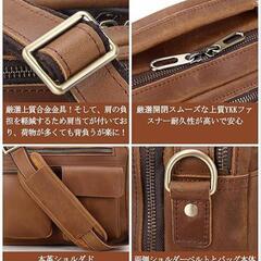 ショルダーバッグ メンズ 本革 一流革職人が作る 人気 斜めがけ の画像