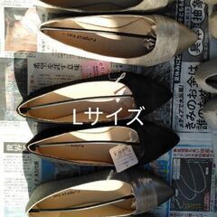 未使用品　フラットパンプス　ローヒール　S～Lサイズの画像