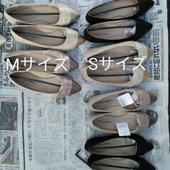 未使用品　フラットパンプス　ローヒール　S～Lサイズの画像