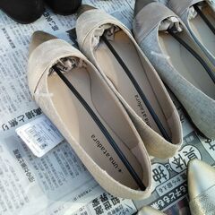 未使用品　フラットパンプス　ローヒール　S～Lサイズの画像