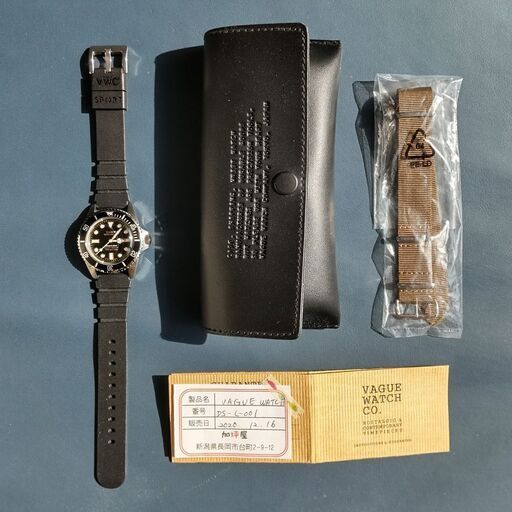 VAGUE WATCH Co. クォーツダイバー・ウォッチ DIVER’S SON 36ミリ (初代007着用のROLEXとそっくり)  DS-L-001
