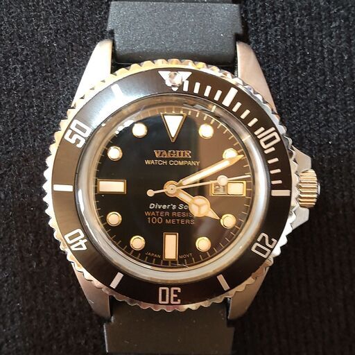 VAGUE WATCH Co. クォーツダイバー・ウォッチ DIVER’S SON 36ミリ (初代007着用のROLEXとそっくり)  DS-L-001