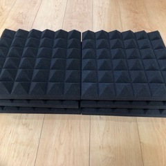 ☆決まりました☆差し上げます☆吸音材(300×300×50 )6枚