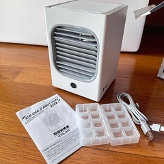 美品 アイス コールド ミストファン MINI 卓上冷風扇 首振り機能