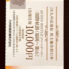 夏休みお得に韓国釜山へ行こう！JR九州クイーンビートル優待券往復...