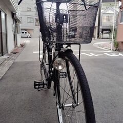 26インチの自転車です。色は黒です。主観ですが 使用頻度が少なく...