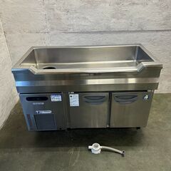 【フクシマガリレイ】 福島工業 冷蔵コールドテーブル 舟形シンク...