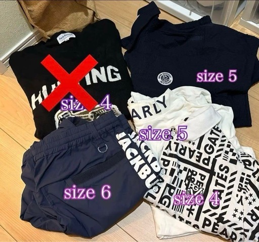 メンズゴルフウェアまとめ売り