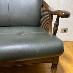カリモク　2人掛けの画像