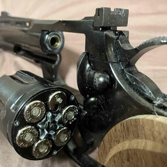 タナカ　コルト・パイソン４inch ジュピター・フィニッシュ・ガスガンの画像