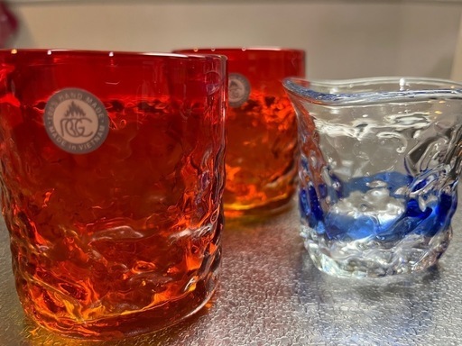 琉球ガラス コップ 9個セット売り