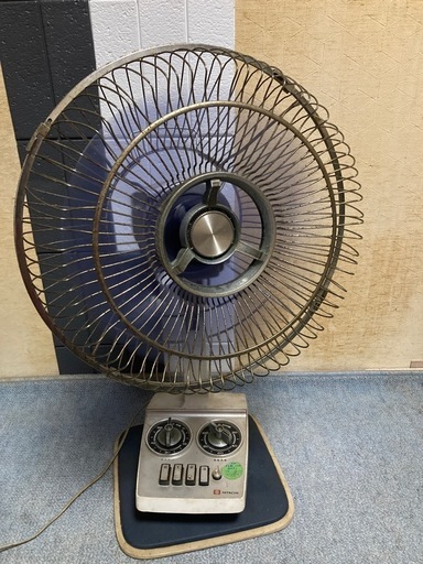 日立D-626回転台付きレトロ扇風機