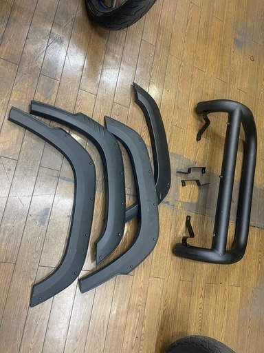 ジムニーバンパーガード&オーバーフェンダー