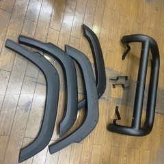 ジムニーバンパーガード&オーバーフェンダー　