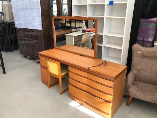 府中家具 高級天然木 ドレッサー