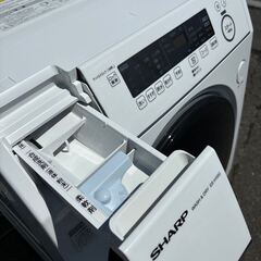 良品 SHARP シャープ ドラム式洗濯乾燥機 ES-H10G 2022年製 洗濯10kg/乾燥6kg マイクロ高圧洗浄の画像