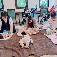 カフェランチ×ベビーマッサージ@大阪堺市の画像