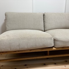 MOMO NATURAL CLOUD SOFA 2P
