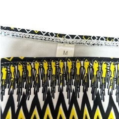 【美品】水着　ビキニパンツ&ボトムス❤エスニック　総柄　Mサイズの画像