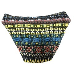 【美品】水着　ビキニパンツ&ボトムス❤エスニック　総柄　Mサイズの画像