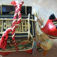 【縁起物】あかべこ　大ぶり　福島県　会津　百萬両箱　AKABEKOの画像