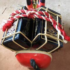 【縁起物】あかべこ　大ぶり　福島県　会津　百萬両箱　AKABEKOの画像