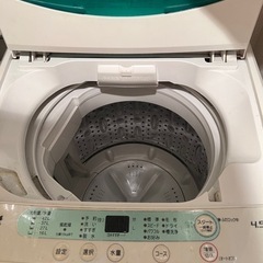 ヤマダ電機 全自動洗濯機　YWM-T45A1  2016年製　4.5kgの画像