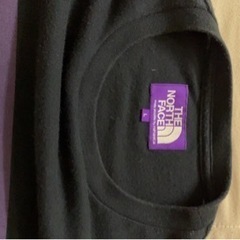ザノースフェイスパープルレーベル クロ tシャツの画像