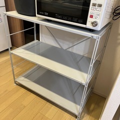 【取りに来れる方】無印　スチールユニットシェルフ