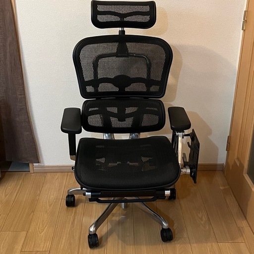 エルゴヒューマン プロ オットマン内蔵型 オフィスチェア 　EHP-LPL KM-11