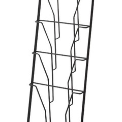 山崎実業(Yamazaki) マガジンスタンド ４段 ブラック タワー tower マガジンラックの画像
