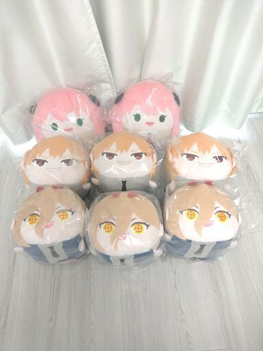 新品未開封　BIG ぬいぐるみ スパイファミリー チェンソーマン 計８体