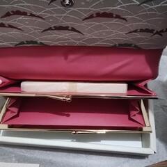 値下げしました！【新品未使用】非売品　資生堂　花椿会　ダイヤモンド記念品　露芝文　かかえバッグ　唐織風　財布として使用してもオシャレ！の画像